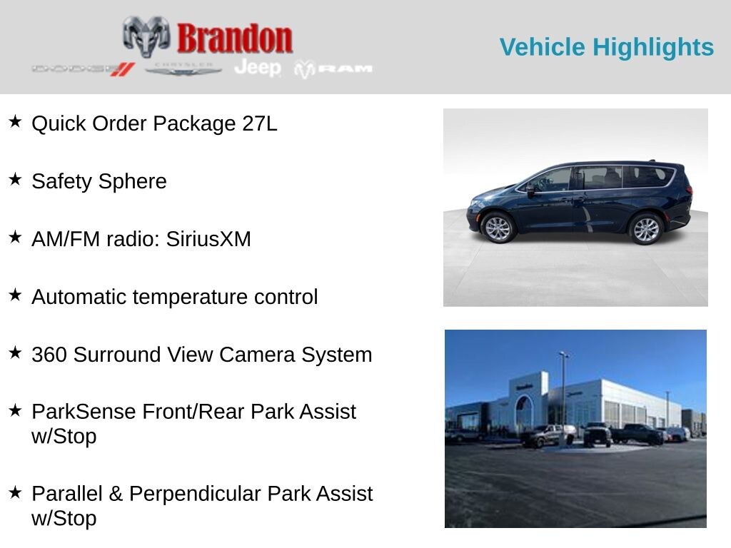 Certified 2025 Chrysler Pacifica Select Minivan/Van