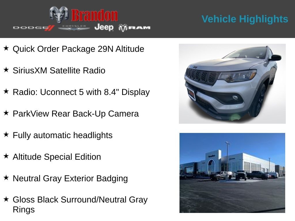 New 2026 Jeep Compass Latitude SUV