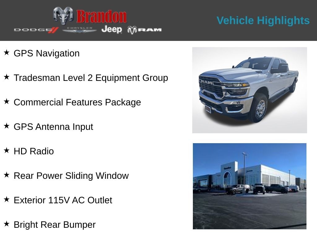 New 2026 Ram 2500 Tradesman Truck