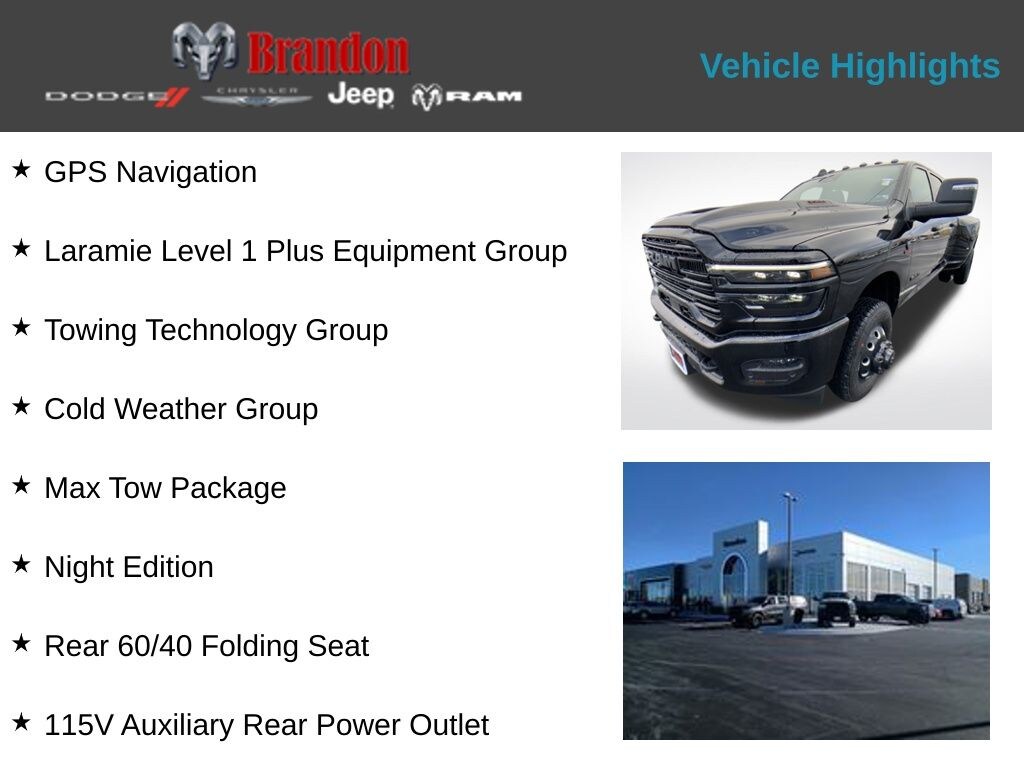 New 2026 Ram 3500 Laramie Truck