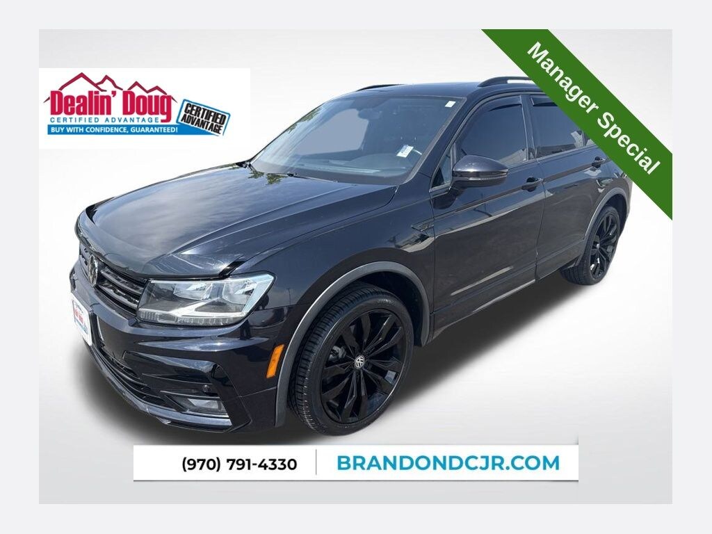 Certified 2021 Volkswagen Tiguan 2.0T SE R-Line Black SUV