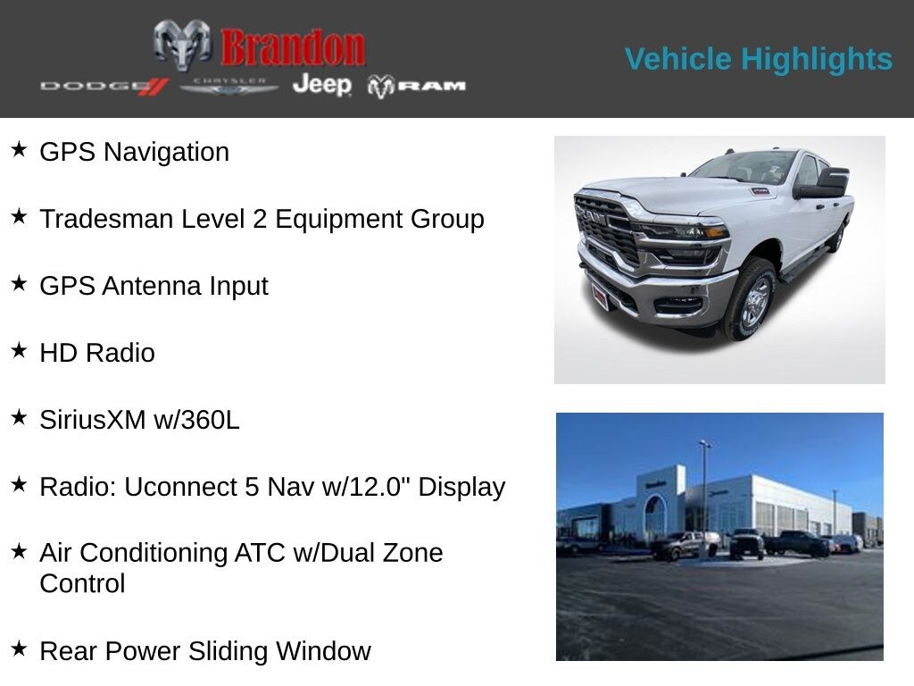 New 2026 Ram 2500 Tradesman Truck