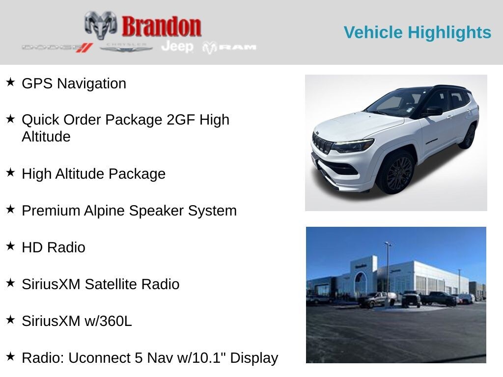 Certified 2022 Jeep Compass High Altitude SUV