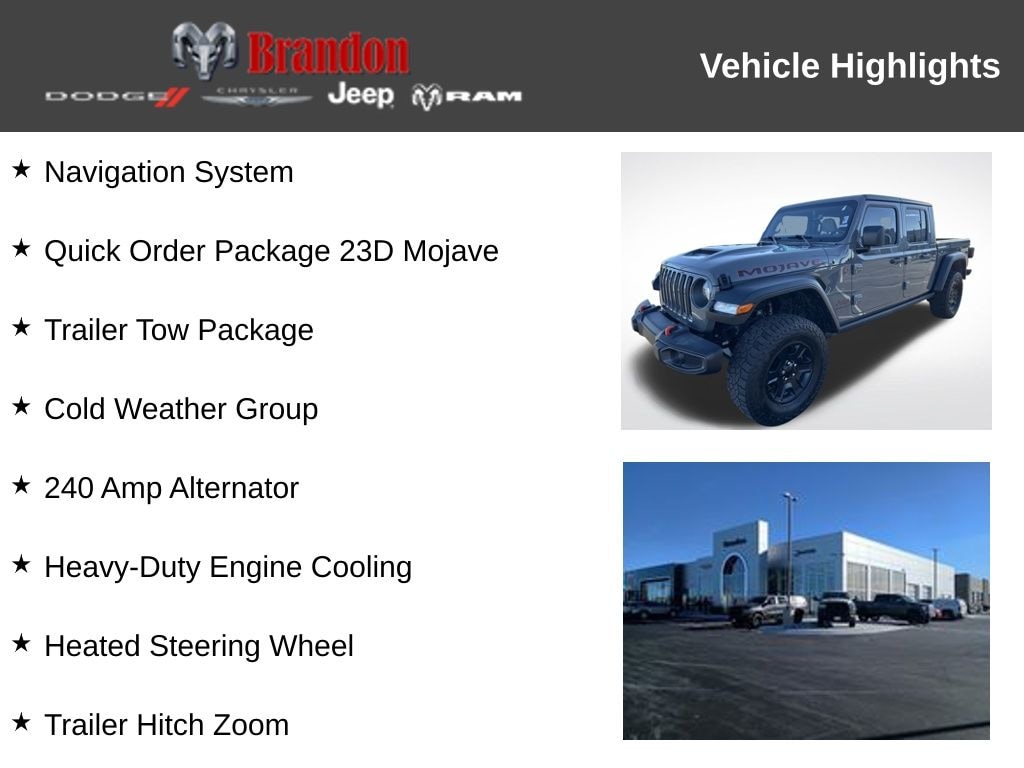 Certified 2023 Jeep Gladiator Mojave Truck