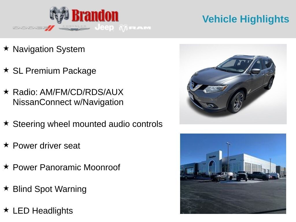 Used 2016 Nissan Rogue SL SUV