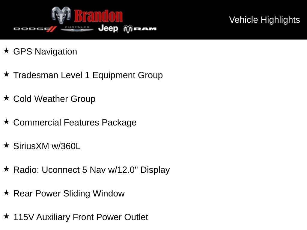 New 2025 Ram 2500 Tradesman Truck