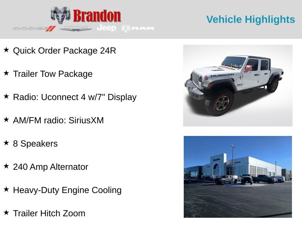 Used 2020 Jeep Gladiator Rubicon Truck
