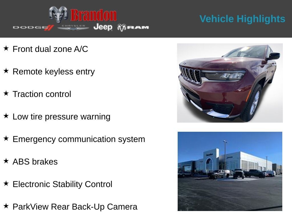 New 2026 Jeep Grand Cherokee L Laredo SUV