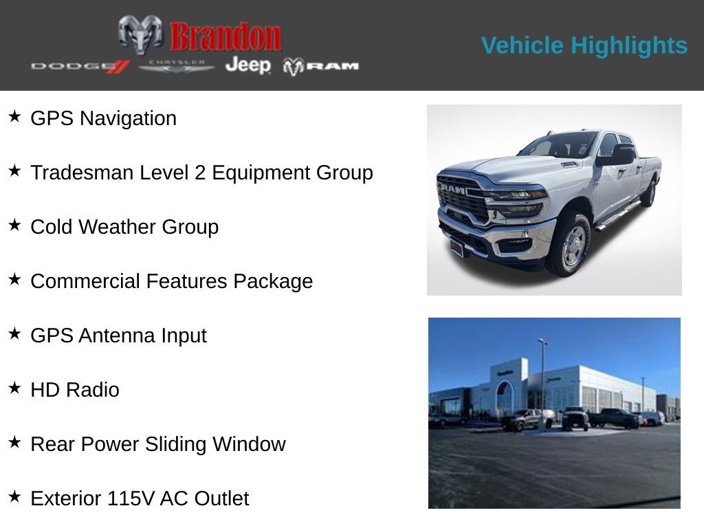 New 2026 Ram 2500 Tradesman Truck