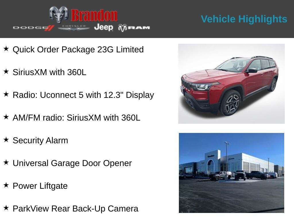 New 2026 Jeep Cherokee Limited SUV