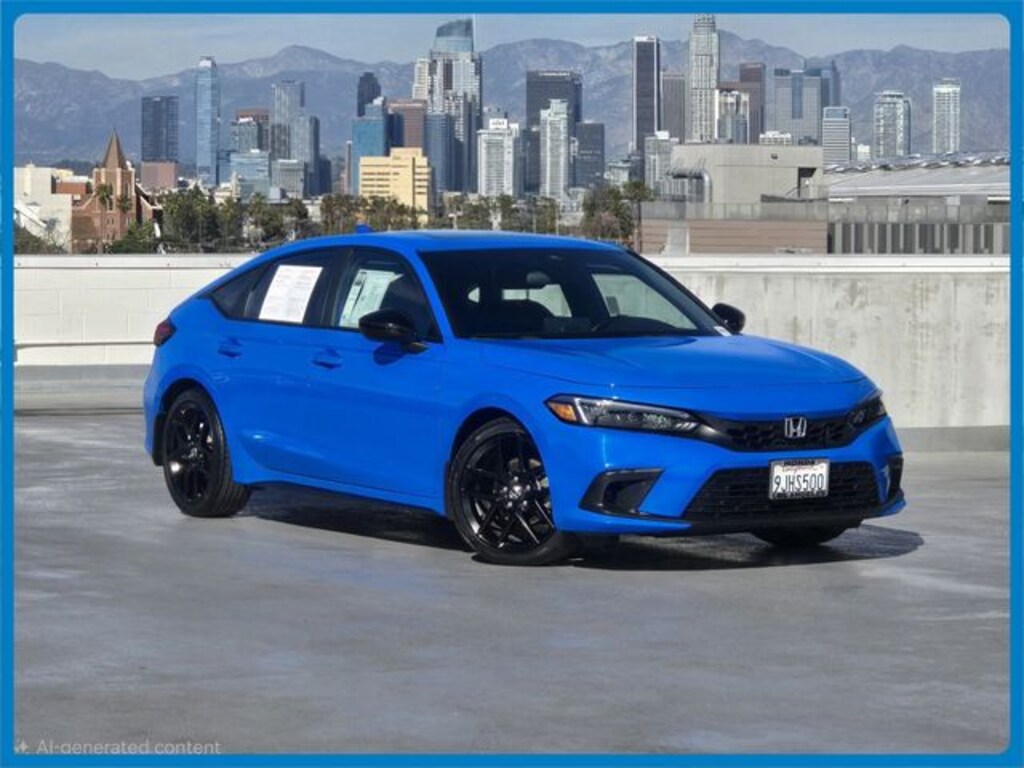 Certified 2024 Honda Civic Sport Hatchback