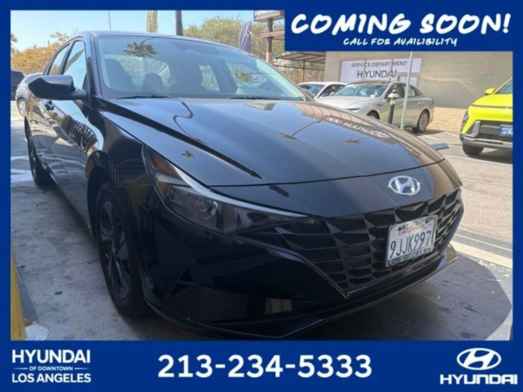 Used 2023 Hyundai Elantra Hybrid Blue Sedan