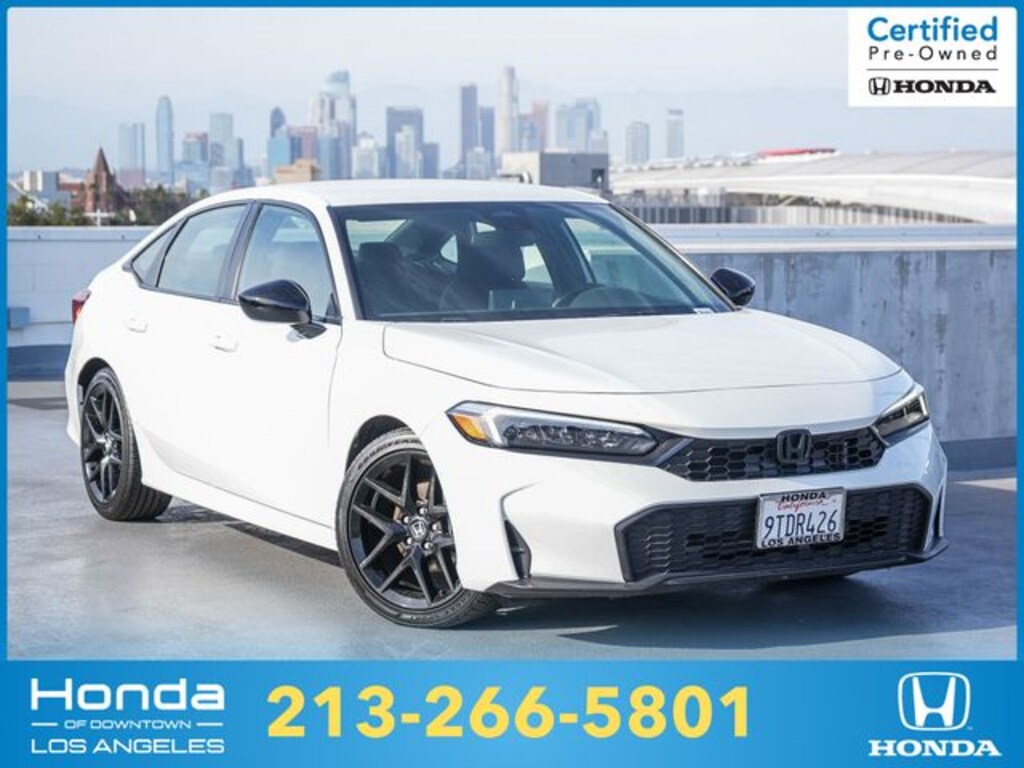 Certified 2025 Honda Civic Sport Sedan