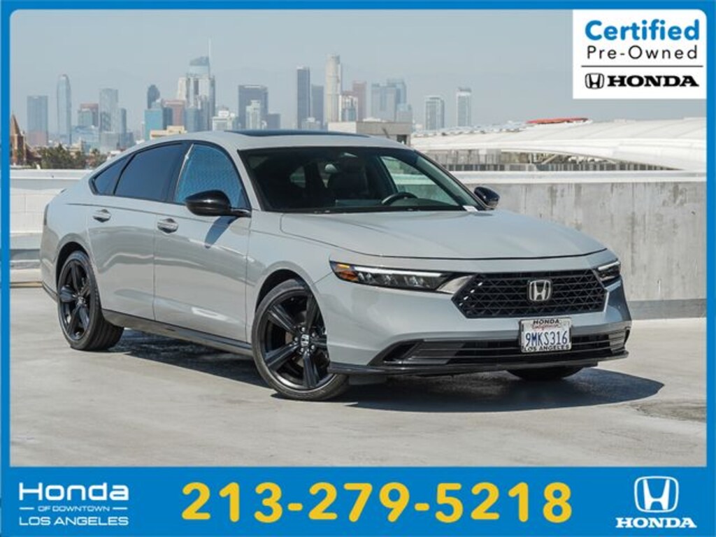 Certified 2024 Honda Accord Hybrid Sport-L Sedan