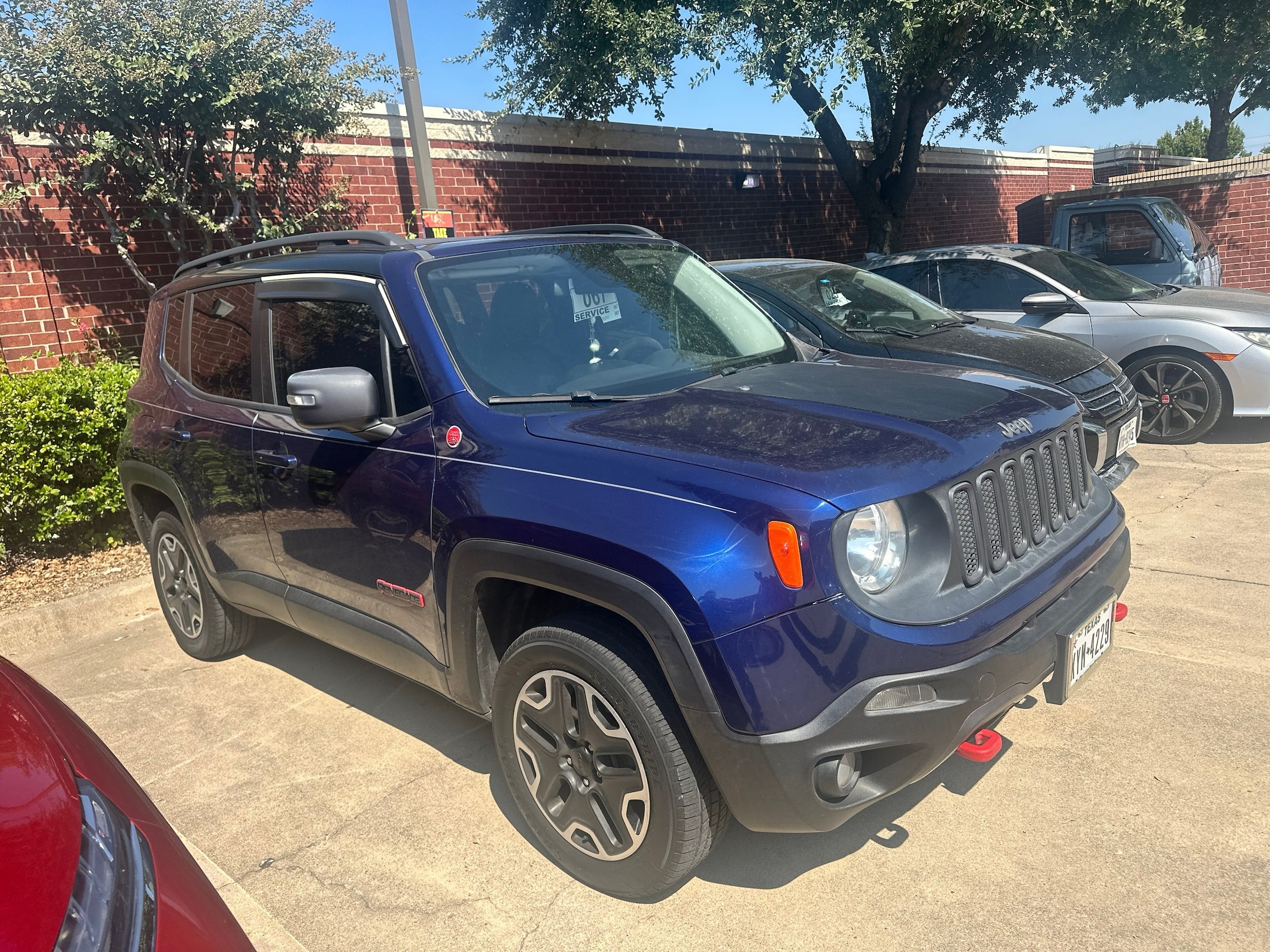 Used 2016 Jeep Renegade Trailhawk with VIN ZACCJBCT1GPE09494 for sale in McKinney, TX