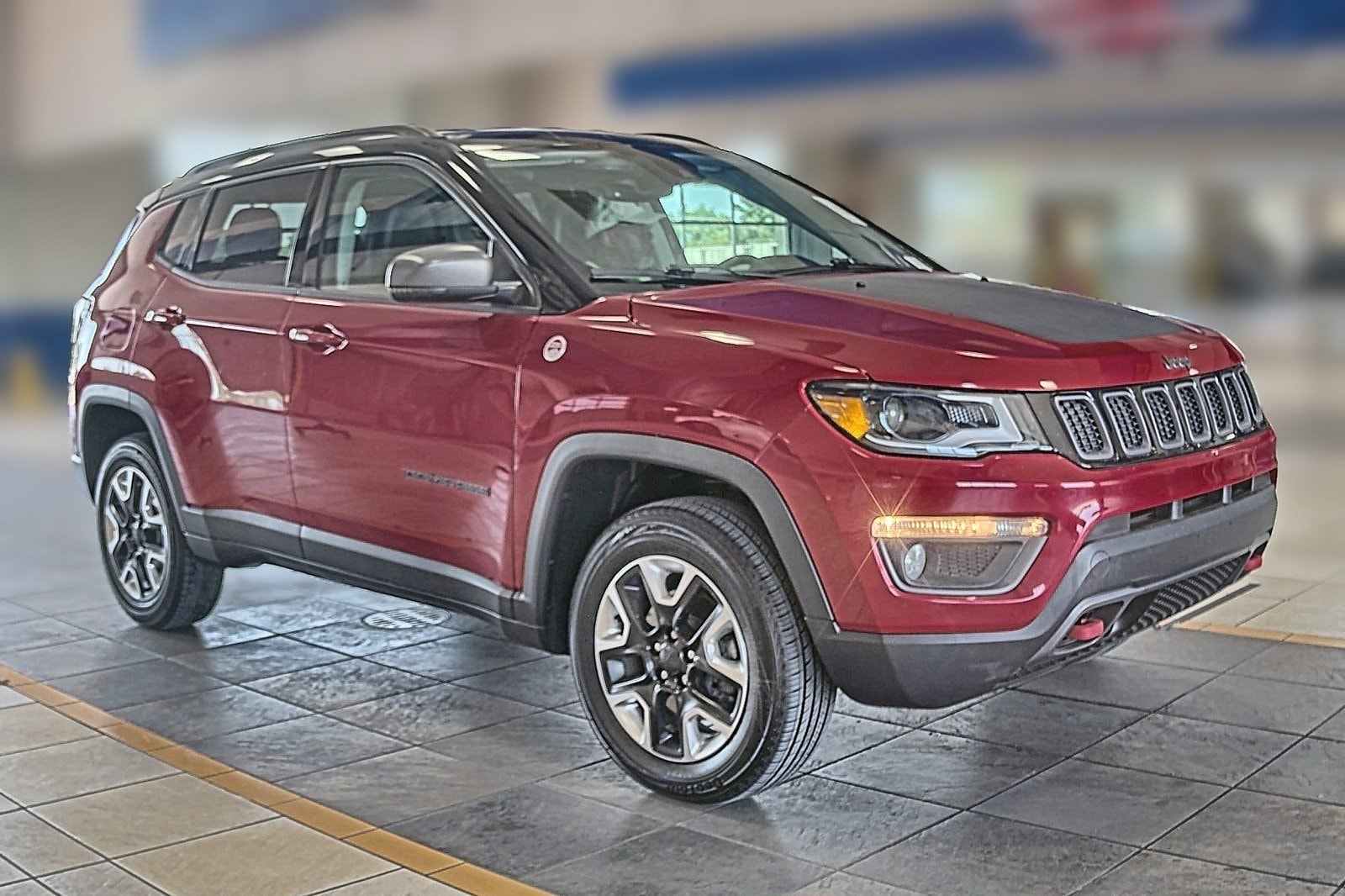 Used 2018 Jeep Compass Trailhawk with VIN 3C4NJDDB1JT181040 for sale in McKinney, TX