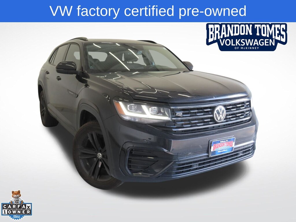 Certified 2023 Volkswagen Atlas Cross Sport 2.0T SEL R-Line Black SUV