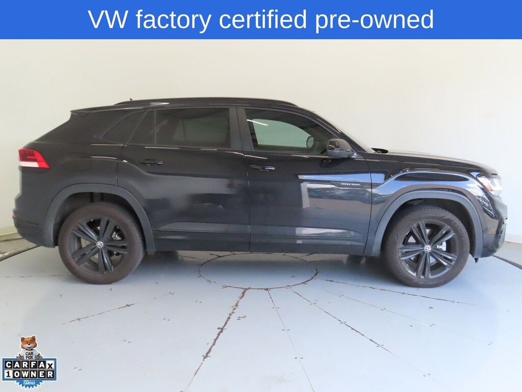 Certified 2023 Volkswagen Atlas Cross Sport 2.0T SEL R-Line Black SUV