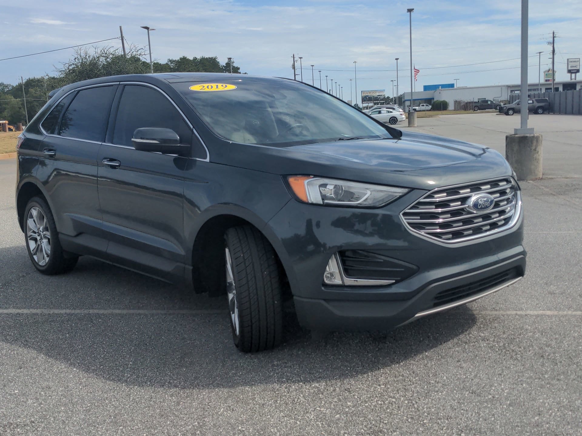 Used 2019 Ford Edge Titanium with VIN 2FMPK3K93KBB00838 for sale in Perry, GA