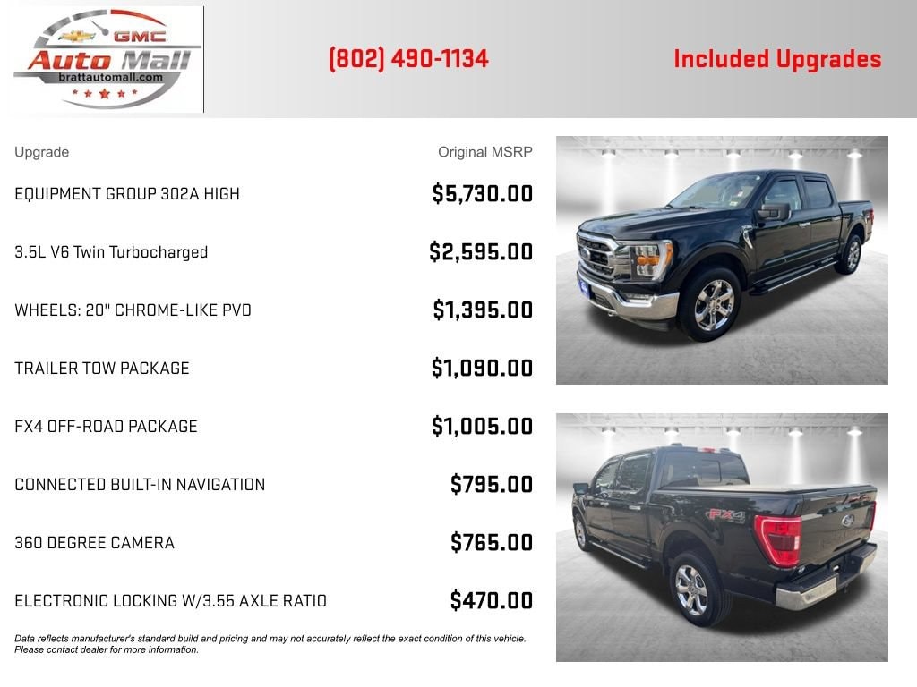 Used 2021 Ford F-150 XLT Truck