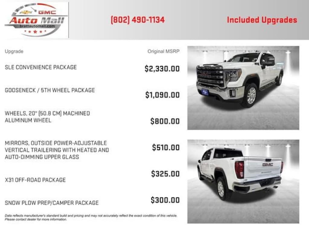 Used 2021 GMC Sierra 3500 HD SLE Truck