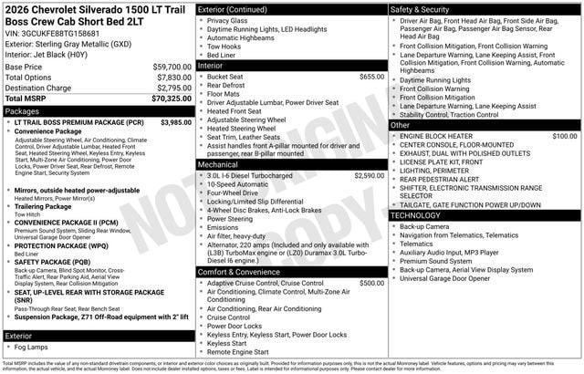 2026 Chevrolet Silverado 1500 LT Trail Boss - Photo 5