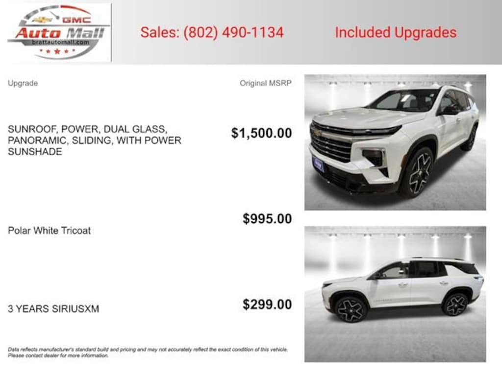 New 2026 Chevrolet Traverse High Country SUV