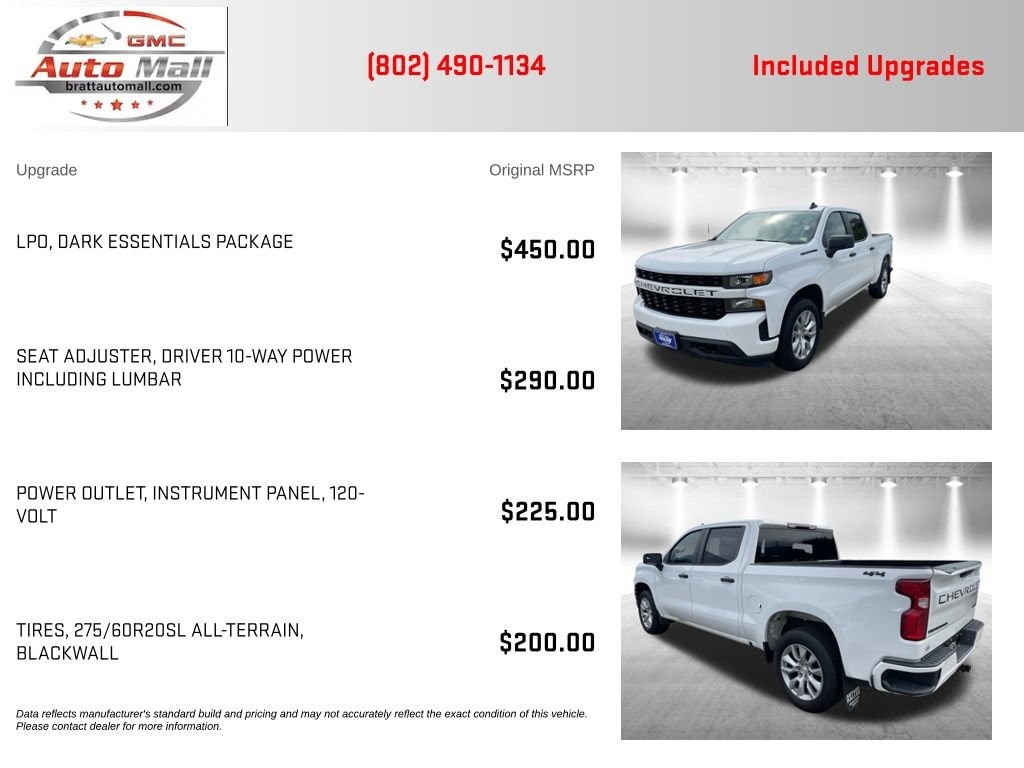 Used 2022 Chevrolet Silverado 1500 LTD Custom Truck