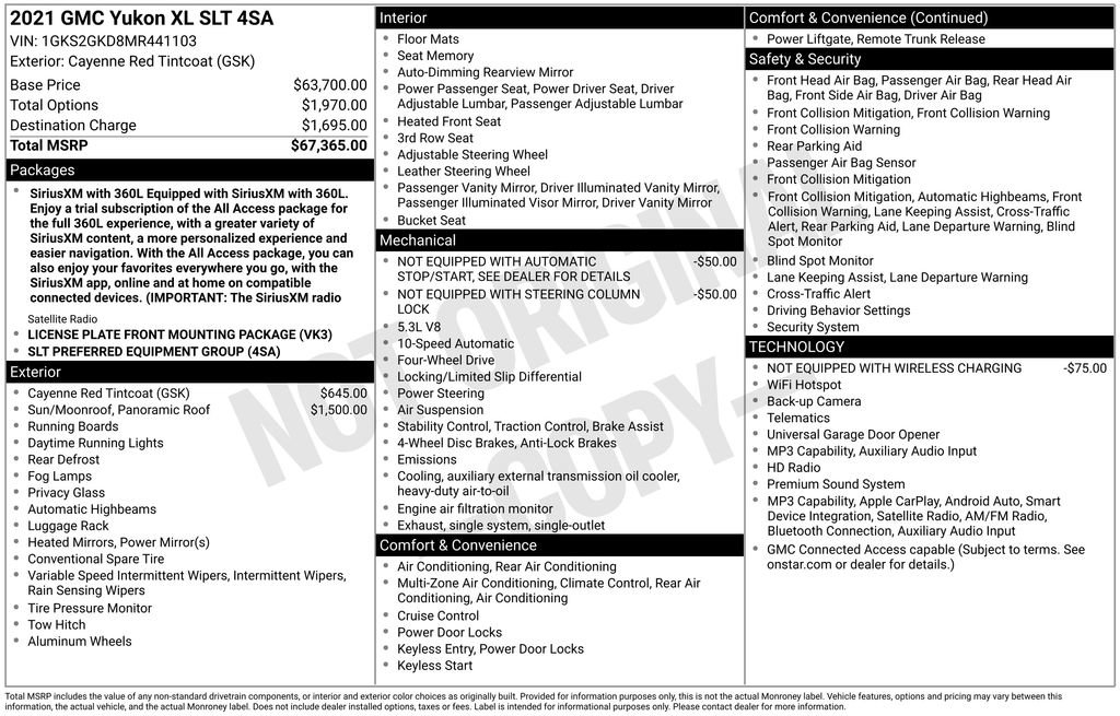 2021 GMC Yukon XL SLT - Photo 6