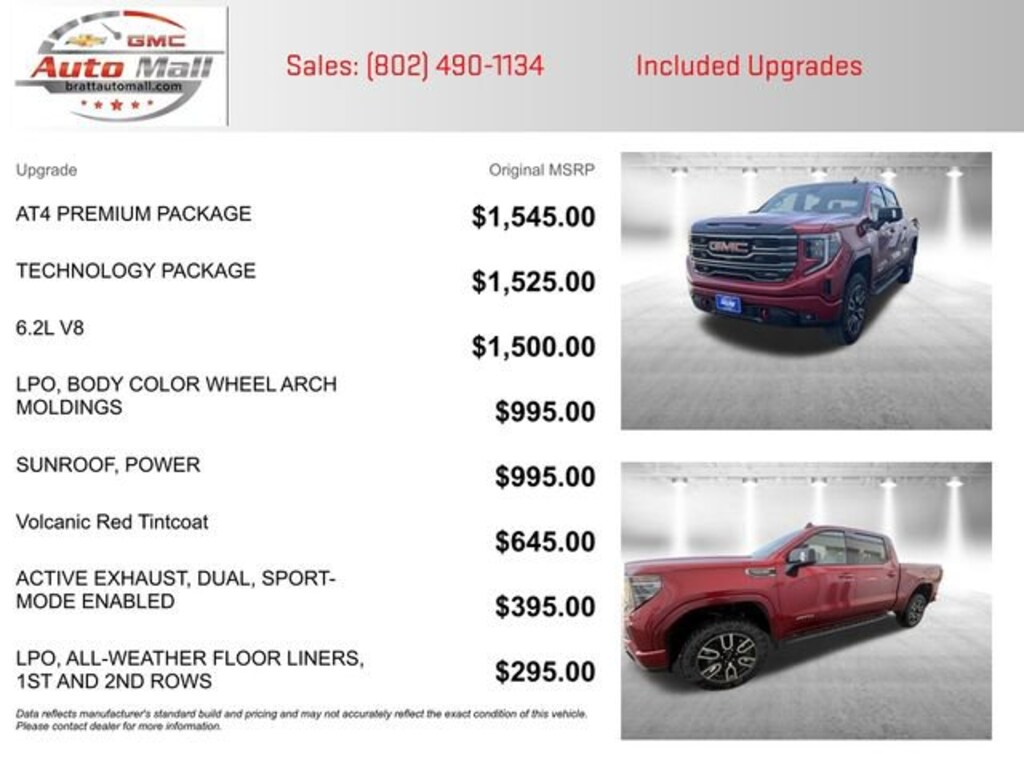 New 2026 GMC Sierra 1500 AT4 Truck