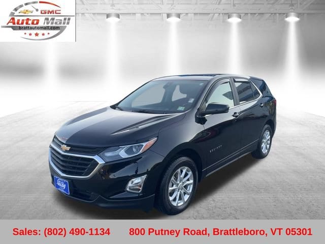 Used 2021 Chevrolet Equinox LT with VIN 2GNAXUEV2M6116638 for sale in Brattleboro, VT