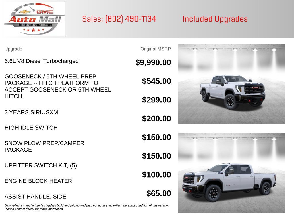 New 2026 GMC Sierra 2500 HD AT4X Truck