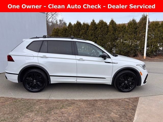 Used 2022 Volkswagen Tiguan SE R-LINE BLACK with VIN 3VV8B7AX4NM066011 for sale in Brattleboro, VT