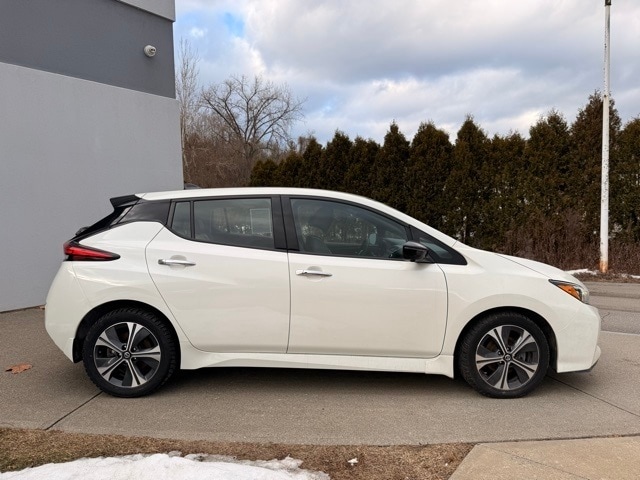 Used 2021 Nissan Leaf SL Plus with VIN 1N4BZ1DV7MC555077 for sale in Brattleboro, VT