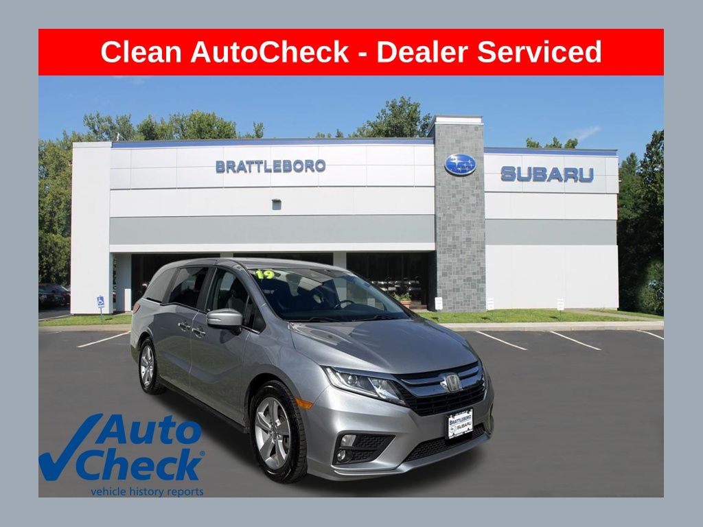 Used 2019 Honda Odyssey EX-L with VIN 5FNRL6H74KB081236 for sale in Brattleboro, VT