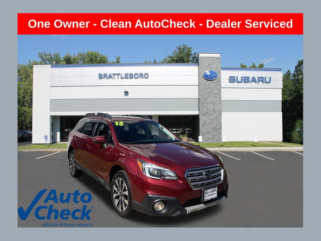 Used 2015 Subaru Outback Limited with VIN 4S4BSANC4F3317519 for sale in Brattleboro, VT