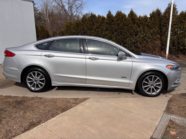 Used 2017 Ford Fusion Energi SE Luxury with VIN 3FA6P0PU8HR376770 for sale in Brattleboro, VT