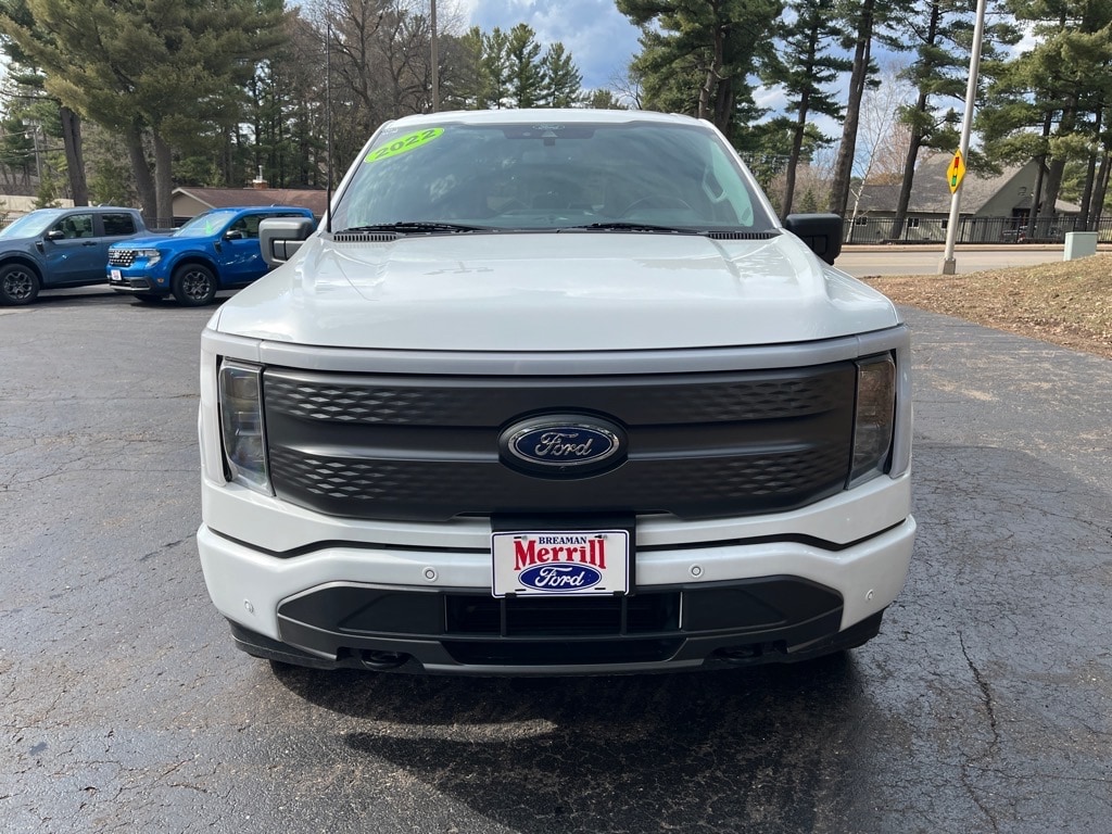 Used 2022 Ford F-150 Lightning XLT with VIN 1FT6W1EV9NWG02595 for sale in Merrill, WI