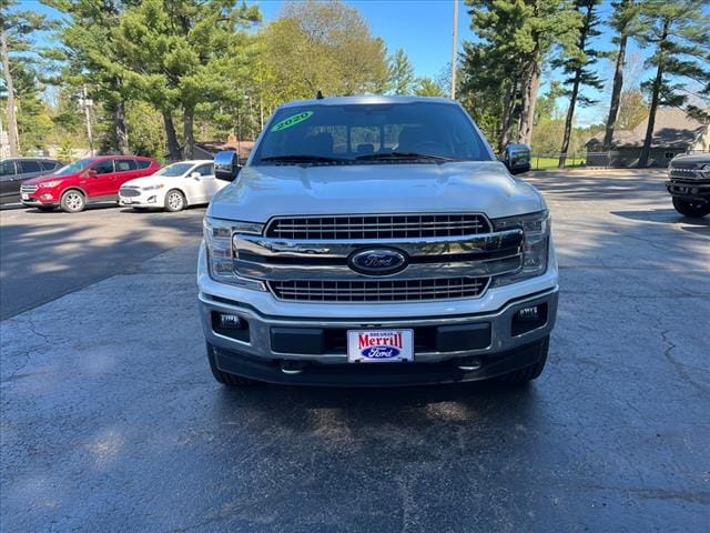 Used 2020 Ford F-150 Lariat with VIN 1FTEW1E41LFB29324 for sale in Merrill, WI