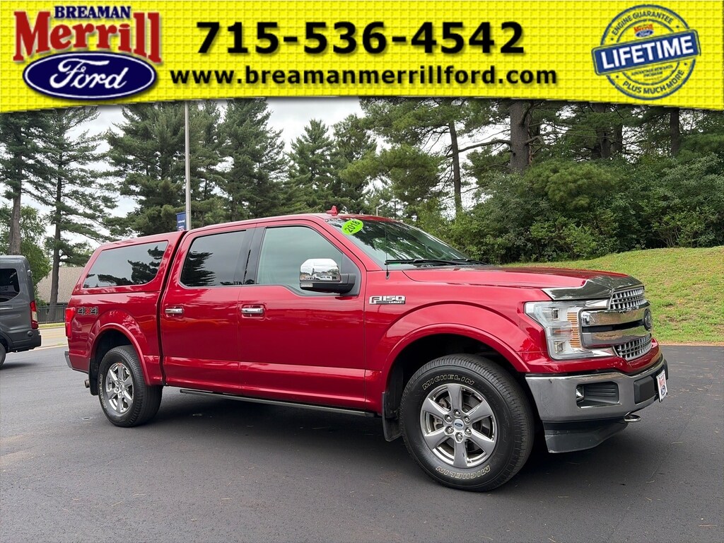 Used 2018 Ford F-150 Lariat Truck SuperCrew Cab