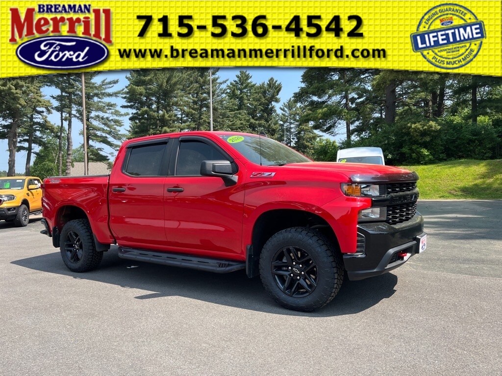 Used 2020 Chevrolet Silverado 1500 Custom Trail Boss Truck Crew Cab