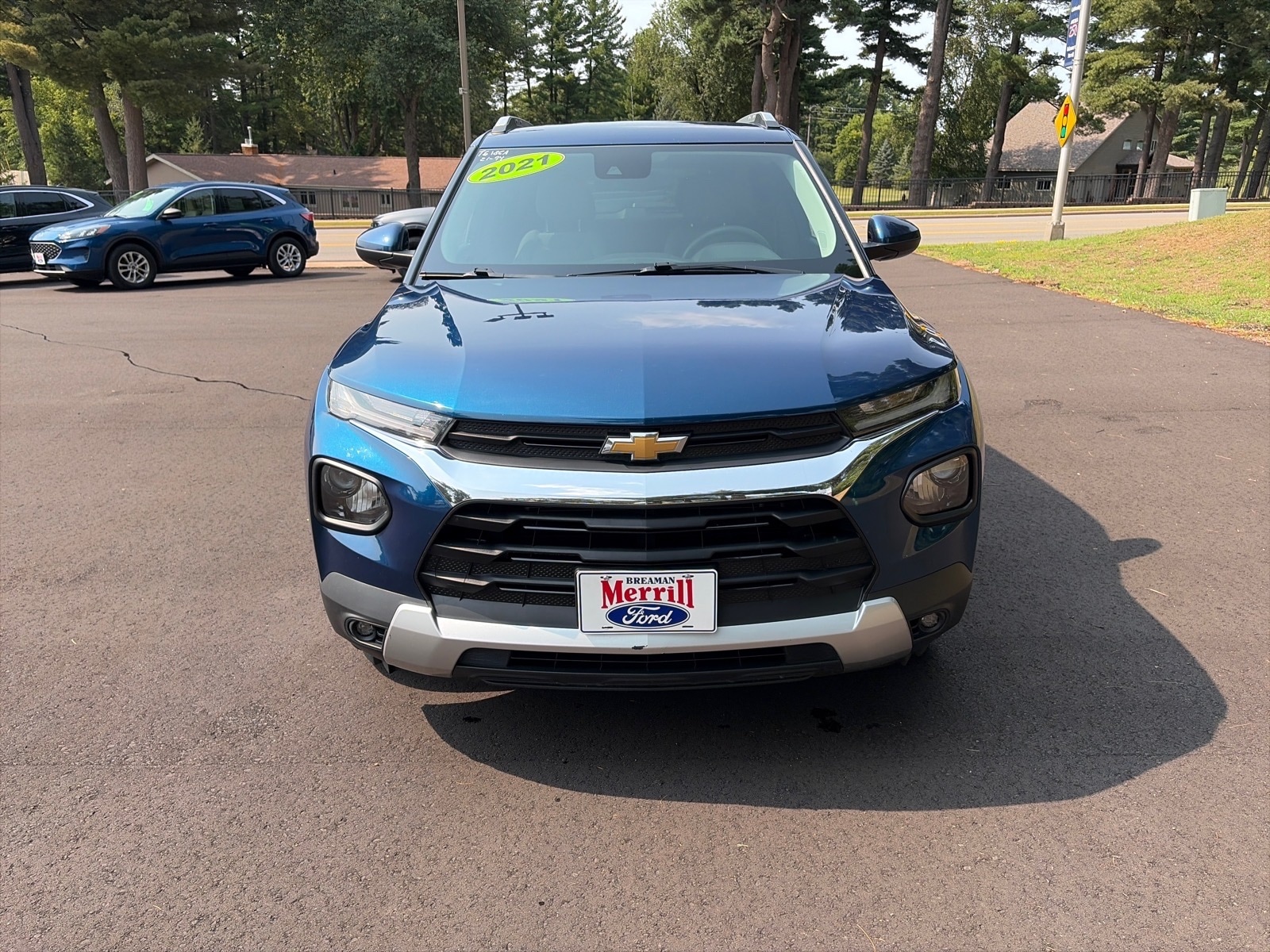 Used 2021 Chevrolet Trailblazer LT with VIN KL79MPS2XMB118065 for sale in Merrill, WI
