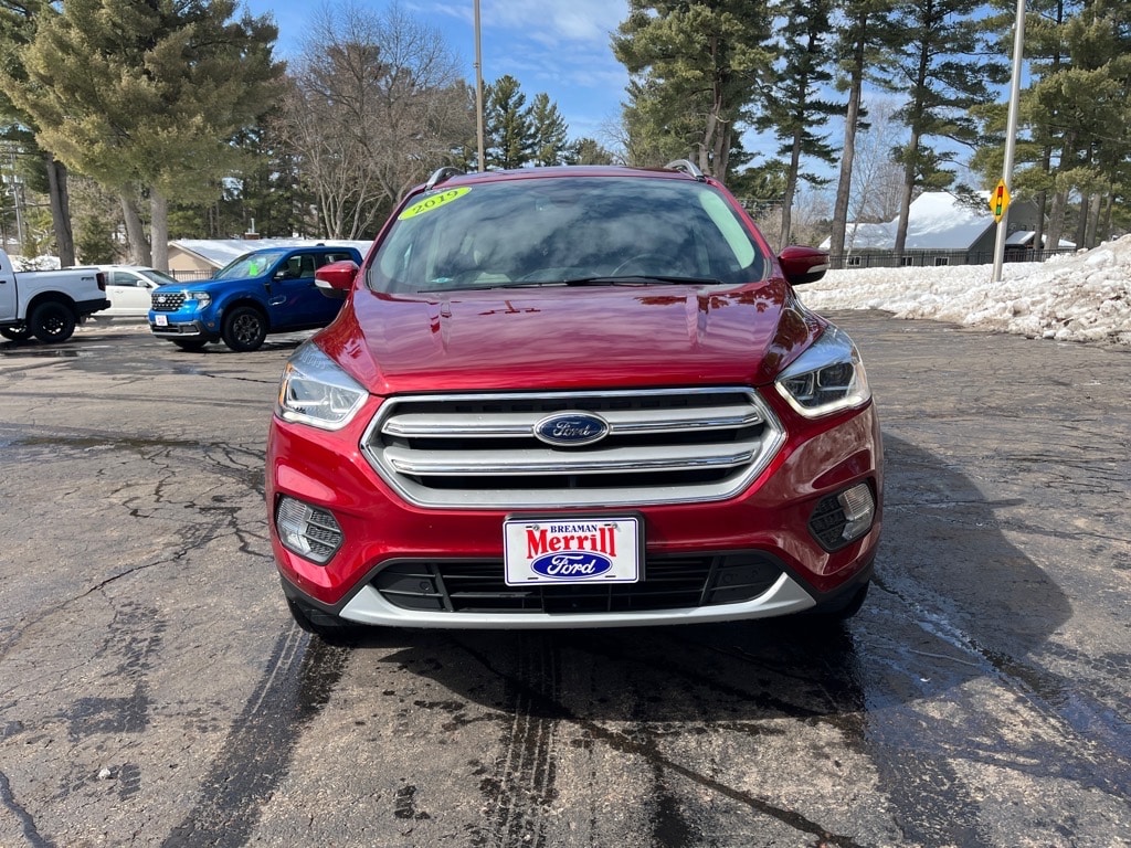 Used 2019 Ford Escape Titanium with VIN 1FMCU9J91KUA17268 for sale in Merrill, WI