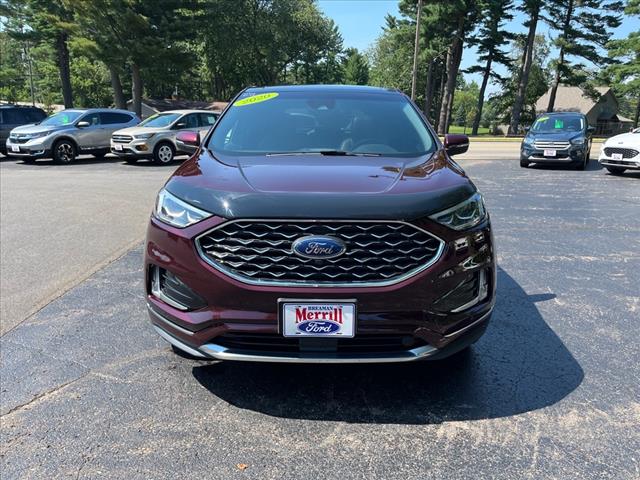 Used 2020 Ford Edge Titanium with VIN 2FMPK4K93LBB12012 for sale in Merrill, WI