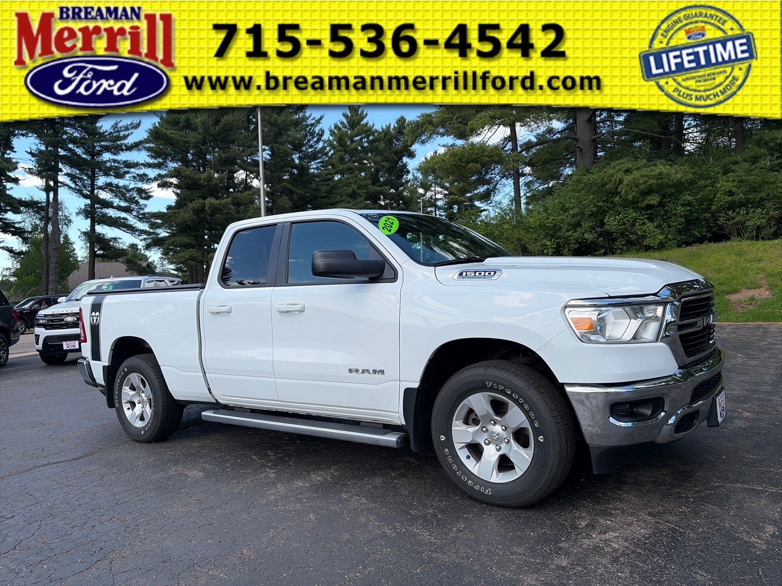 2021 RAM 1500 Big Horn/Lone Star 4x4 Quad Cab 6'4's photo
