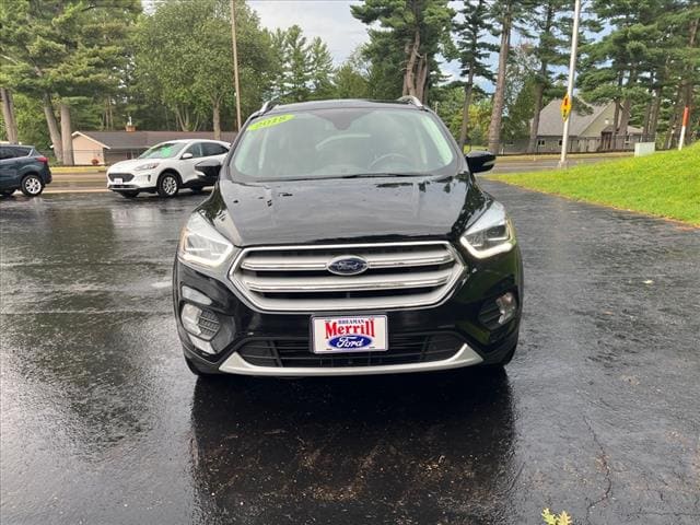 Used 2018 Ford Escape Titanium with VIN 1FMCU9J92JUA52755 for sale in Merrill, WI