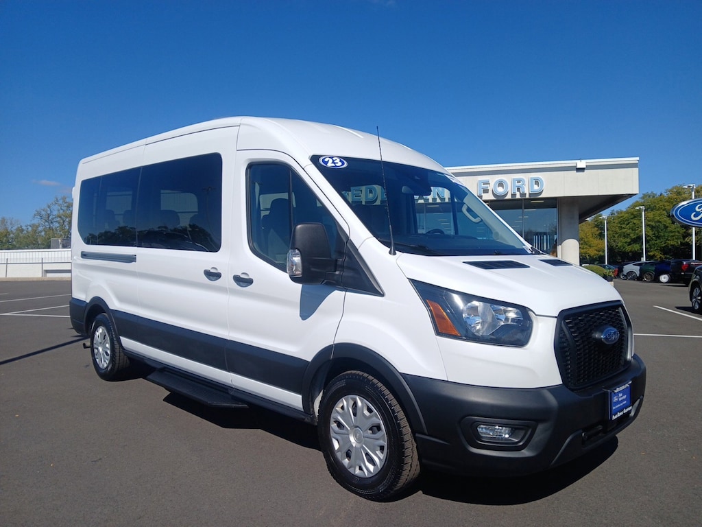 Certified 2023 Ford Transit-350 Passenger Wagon Medium Roof Van