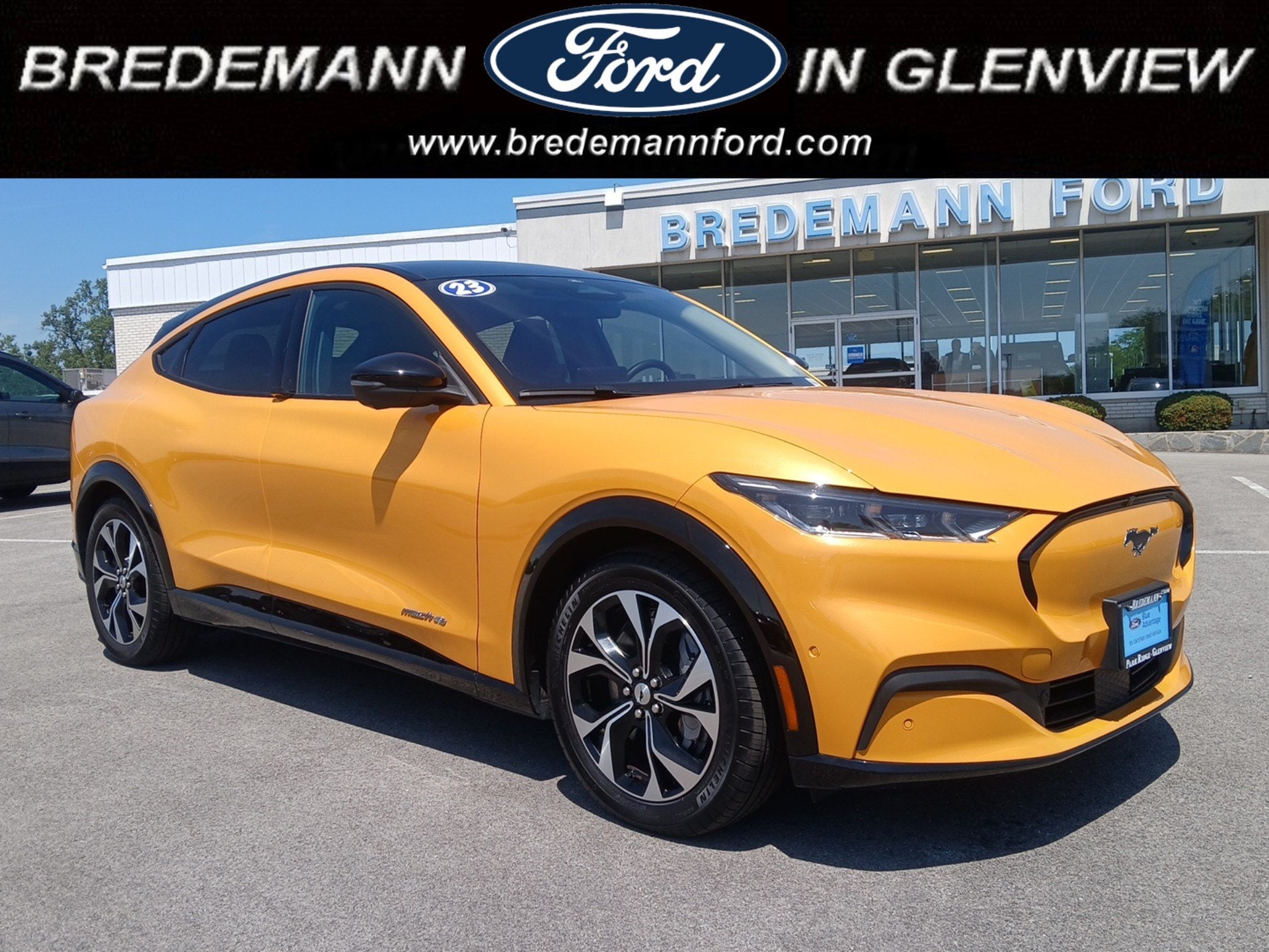 Certified 2023 Ford Mustang Mach-E Premium AWD with VIN 3FMTK3SS3PMA03954 for sale in Glenview, IL