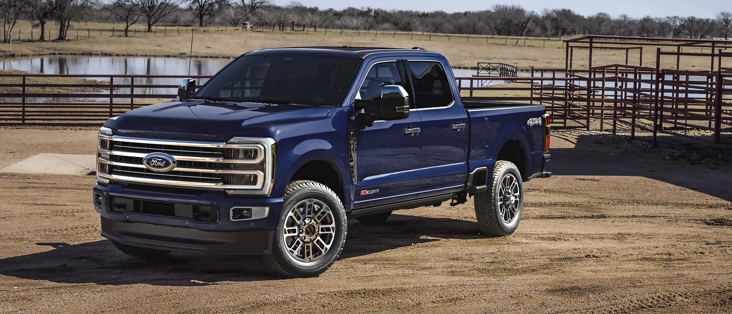 2026 Ford Super Duty in blue