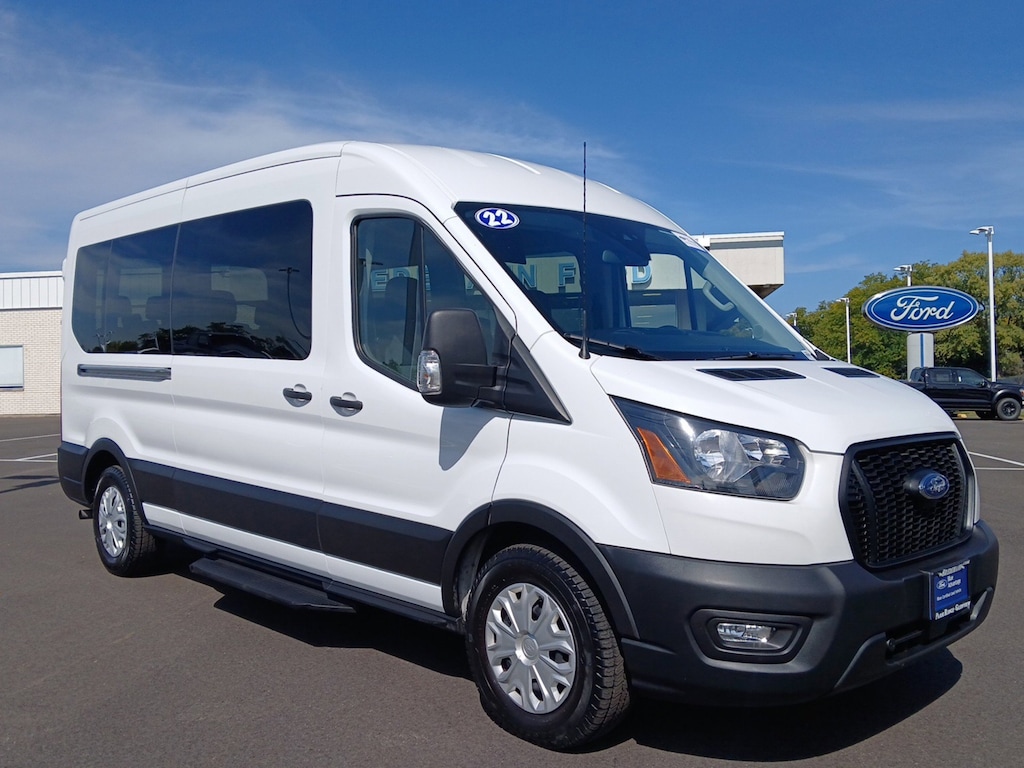 Certified 2023 Ford Transit-350 Passenger Wagon Medium Roof Van